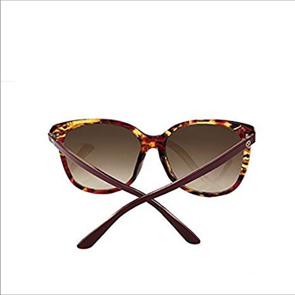 GUCCI RED HAVANA BURGUNDY BROWN GRADIENT S…